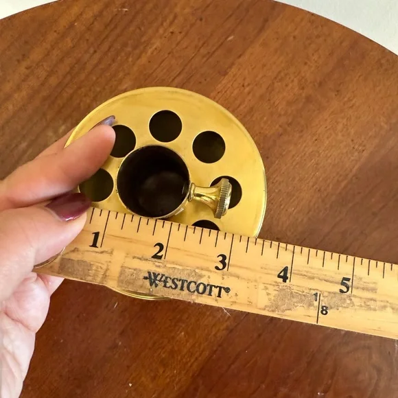 Vintage Brass Candlestick Holder - Picture 8 of 8